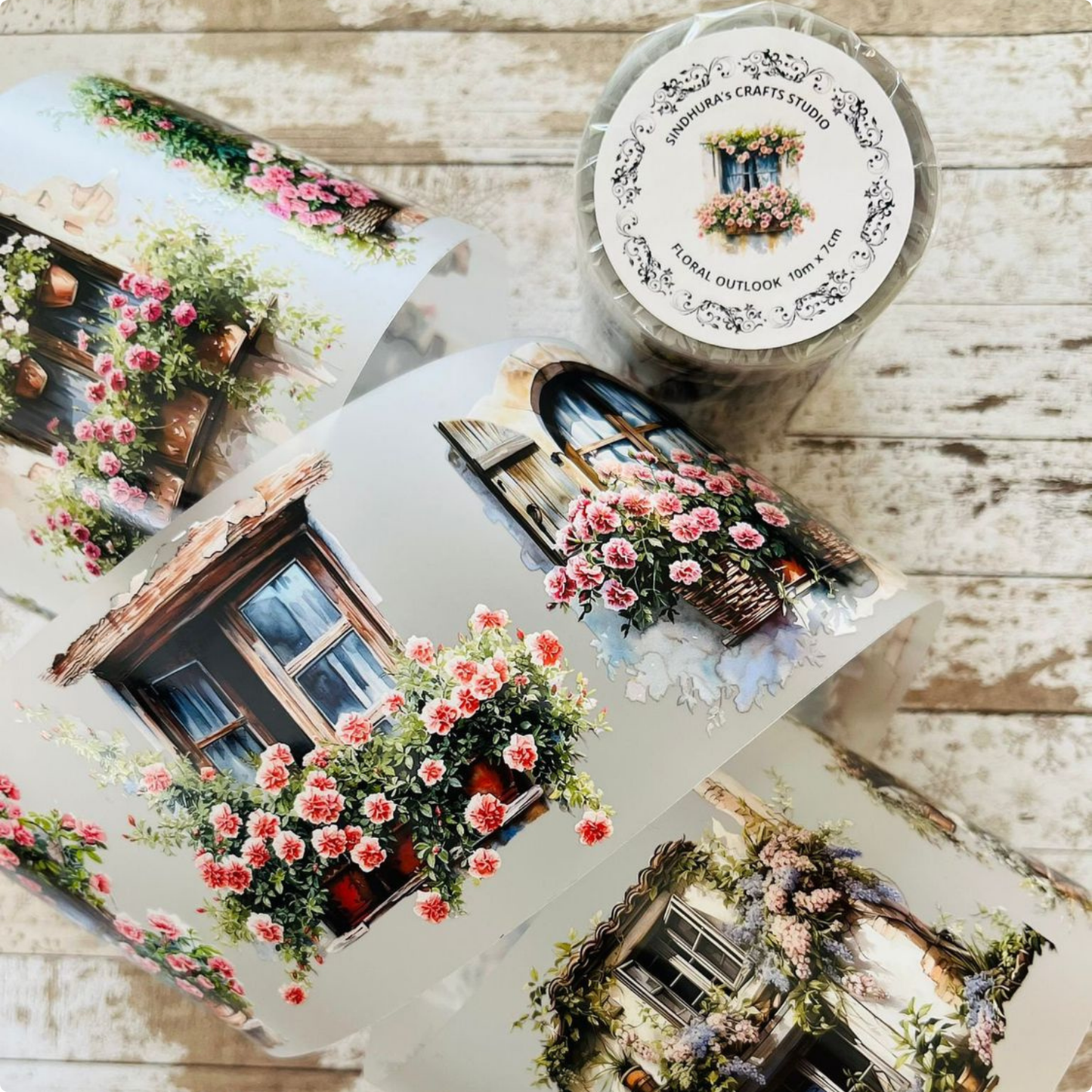 Floral Outlook | Matte PET Tape