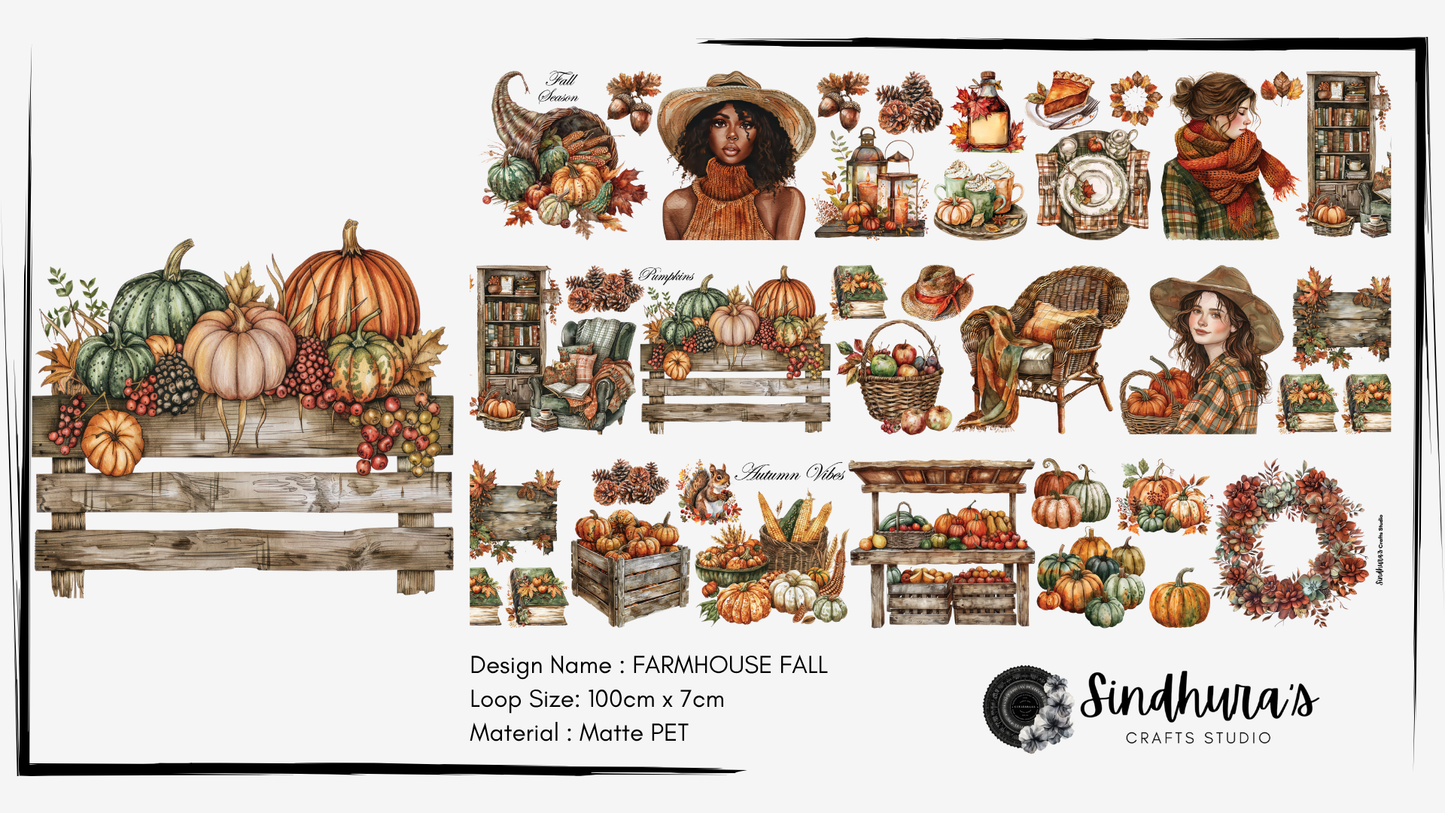 Farmhouse Fall | Matte PET Tape
