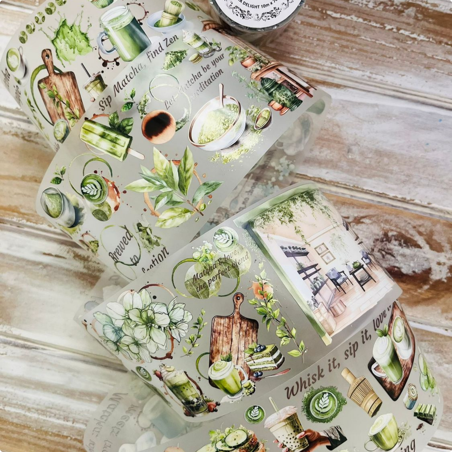 Matcha Delights | Matte PET Tape