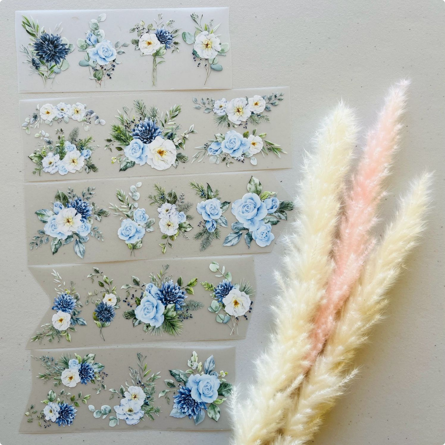 Azure Bloom | Matte PET Tape