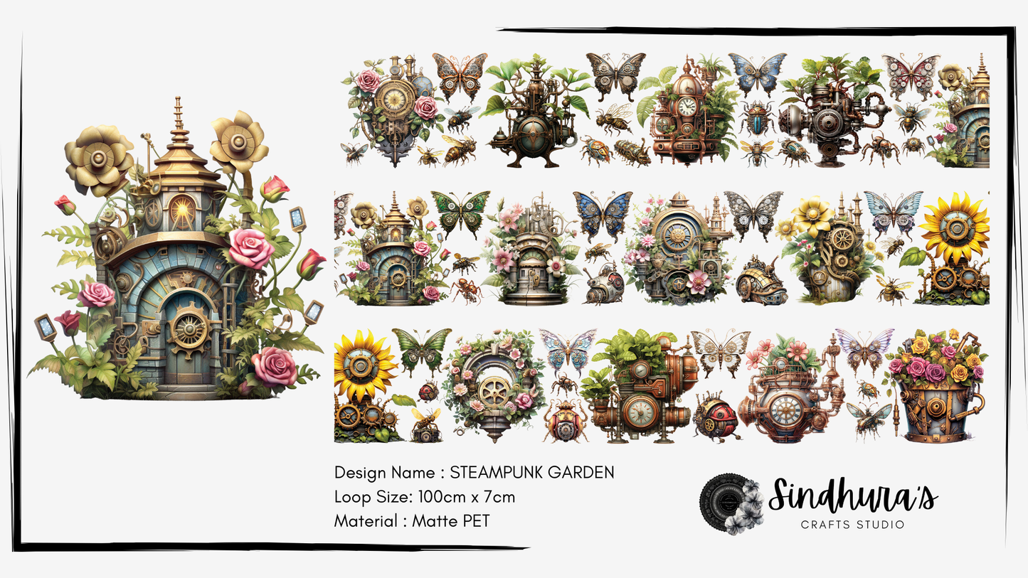 Steampunk Garden | Matte PET Tape