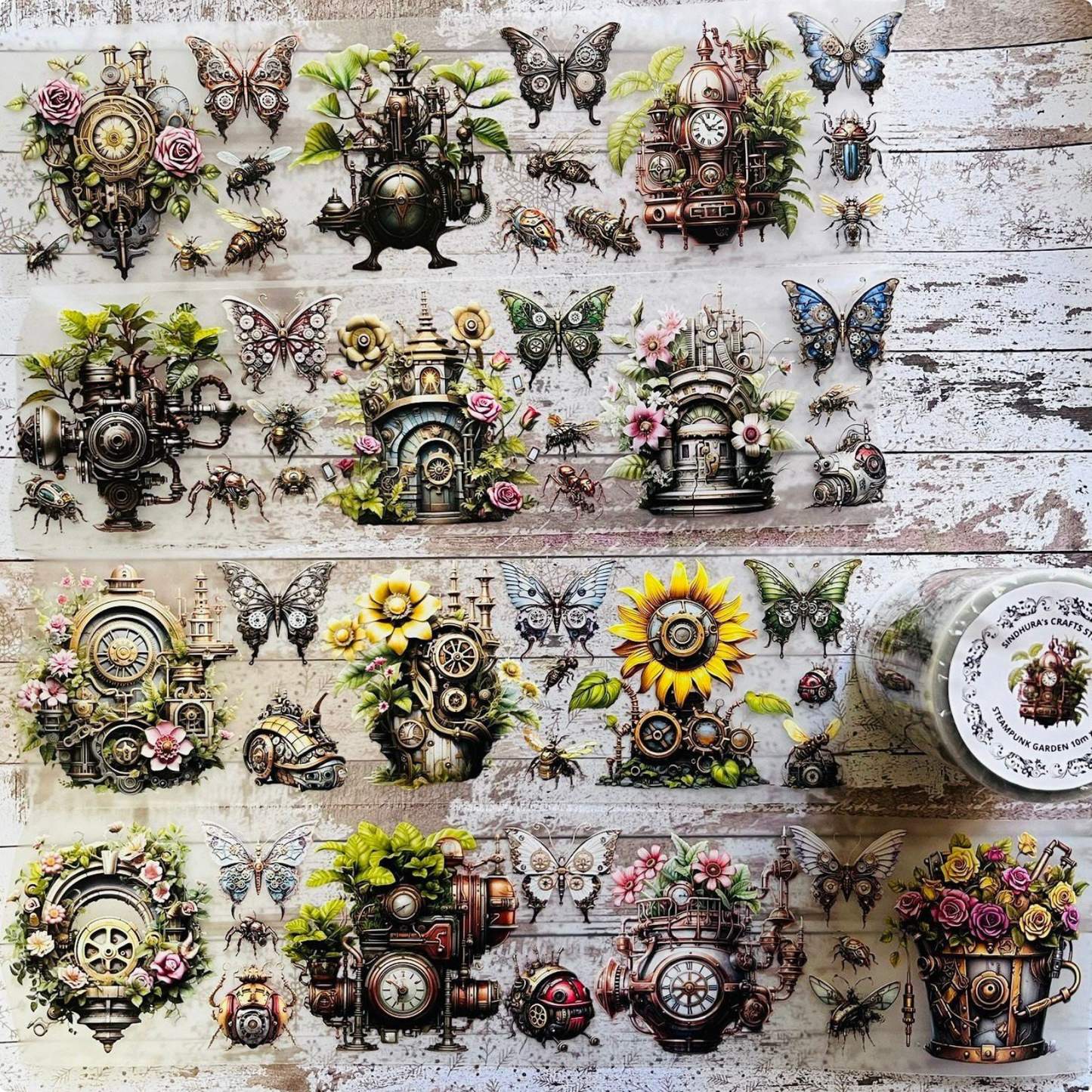 Steampunk Garden | Matte PET Tape