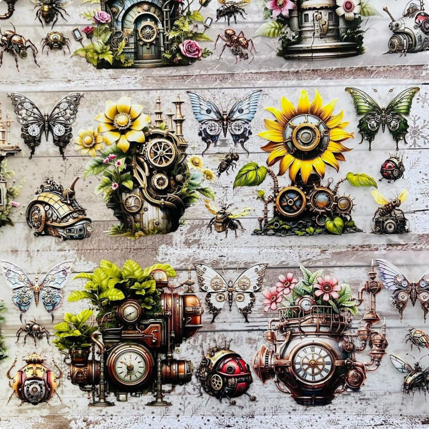 Steampunk Garden | Matte PET Tape