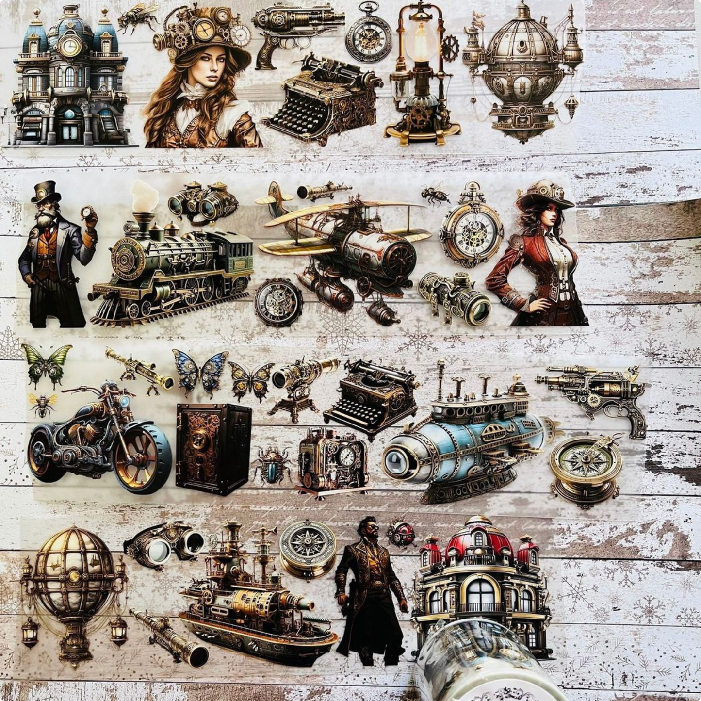 Steampunk Retro Fusion | Matte PET Tape