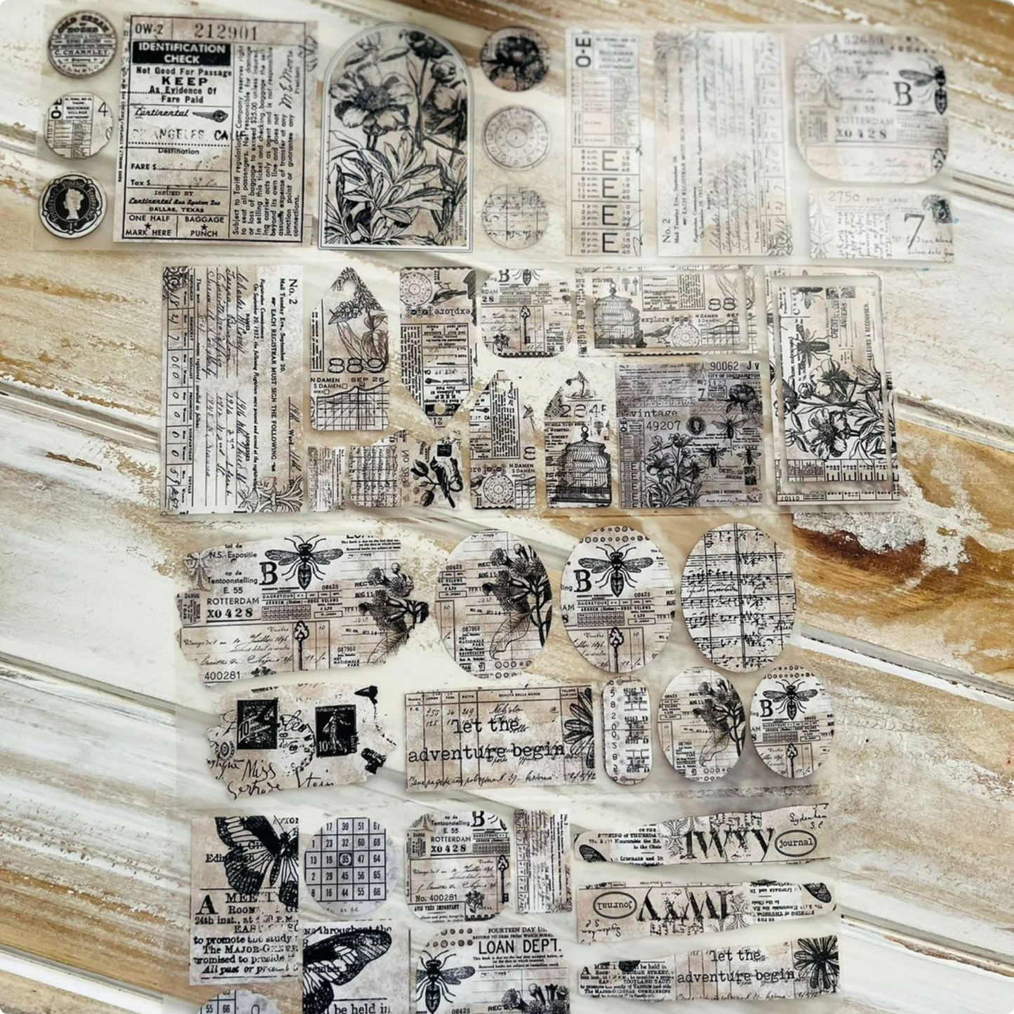 Vintage Impressions | Matte PET Tape
