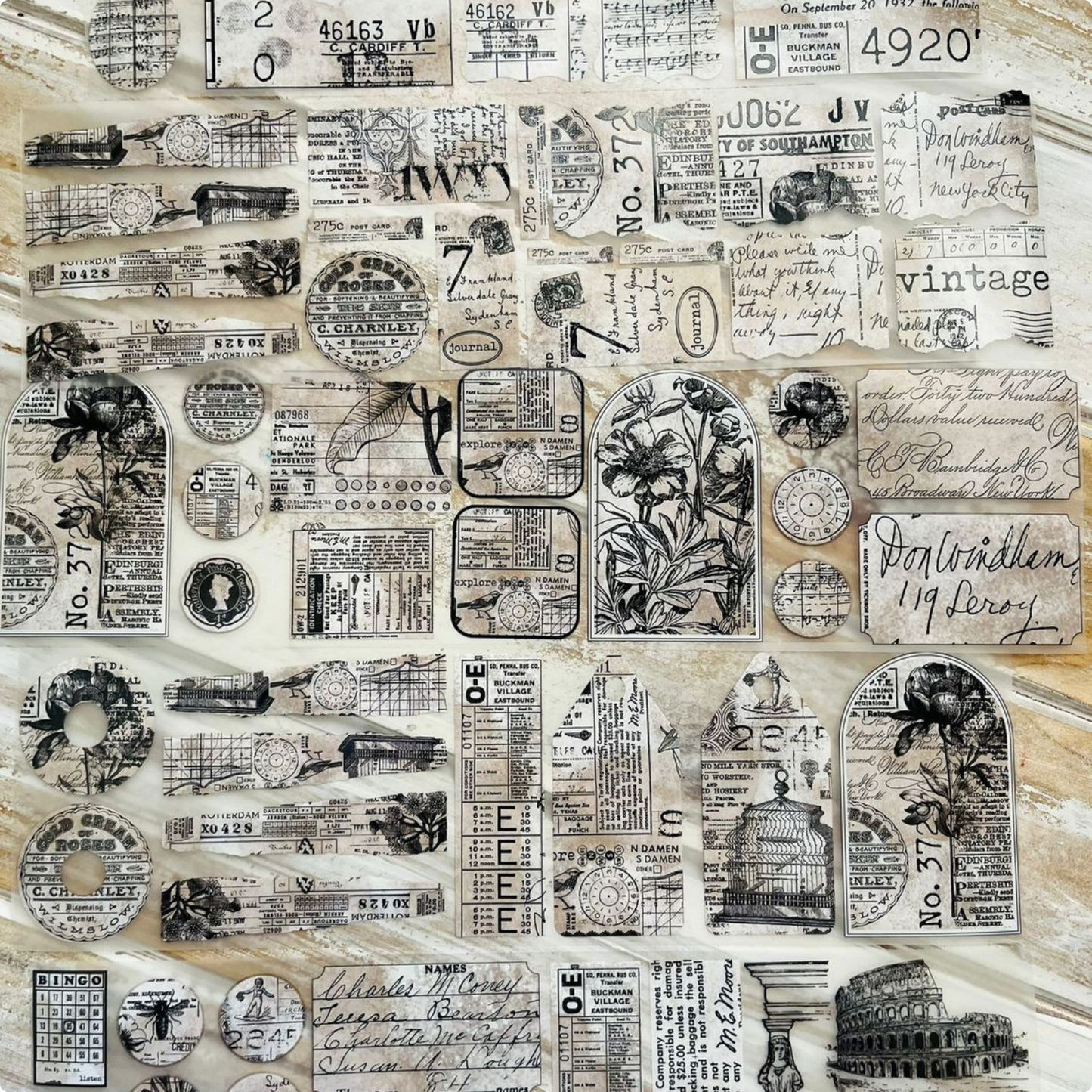 Vintage Impressions | Matte PET Tape