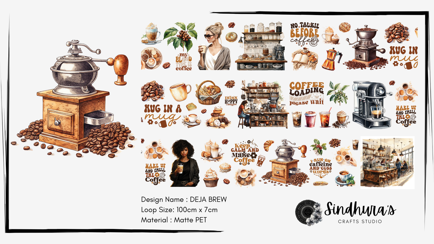 Deja Brew | Matte PET Tape