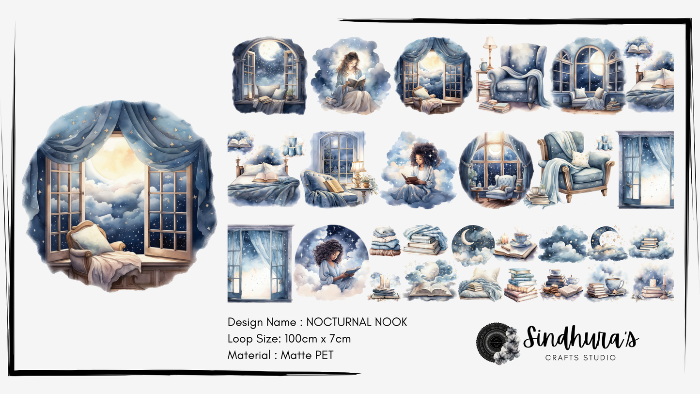 Nocturnal Nook | Matte PET Tape
