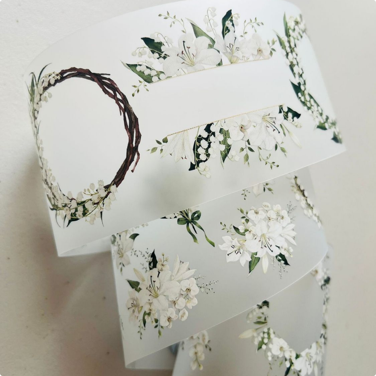 Elegant Orchids | Matte PET Tape