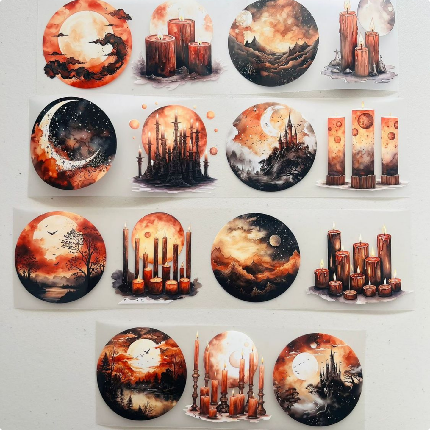 Emberlit Moon | Matte PET Tape
