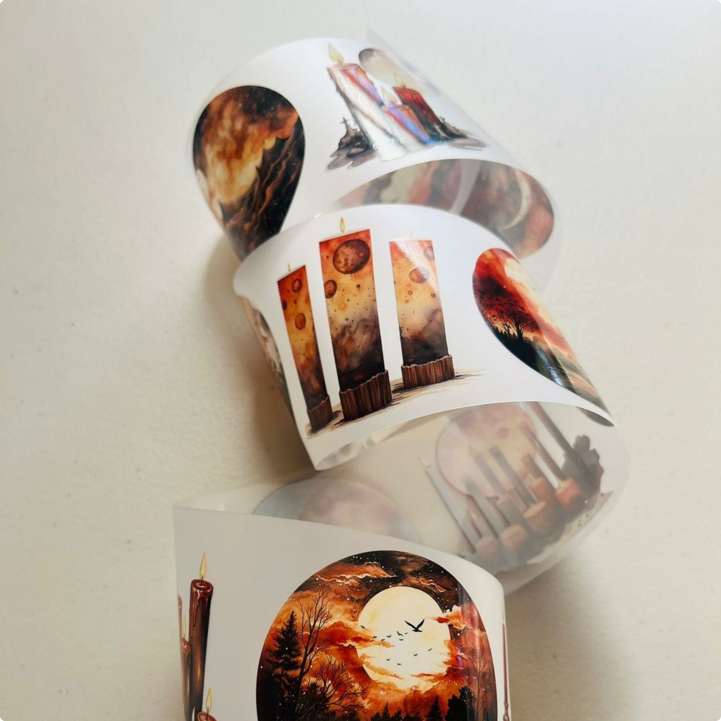 Emberlit Moon | Matte PET Tape