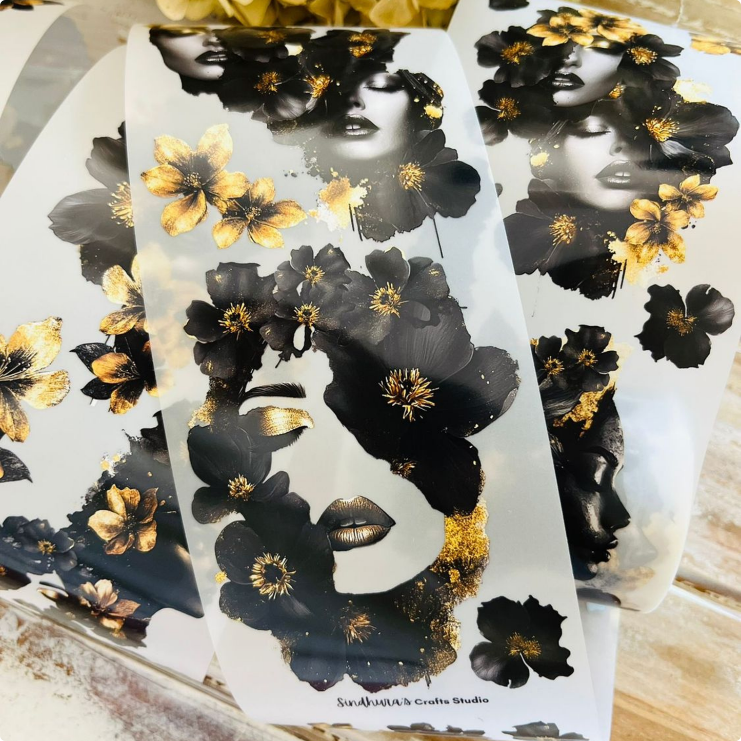 Amber Noir | Matte PET Tape