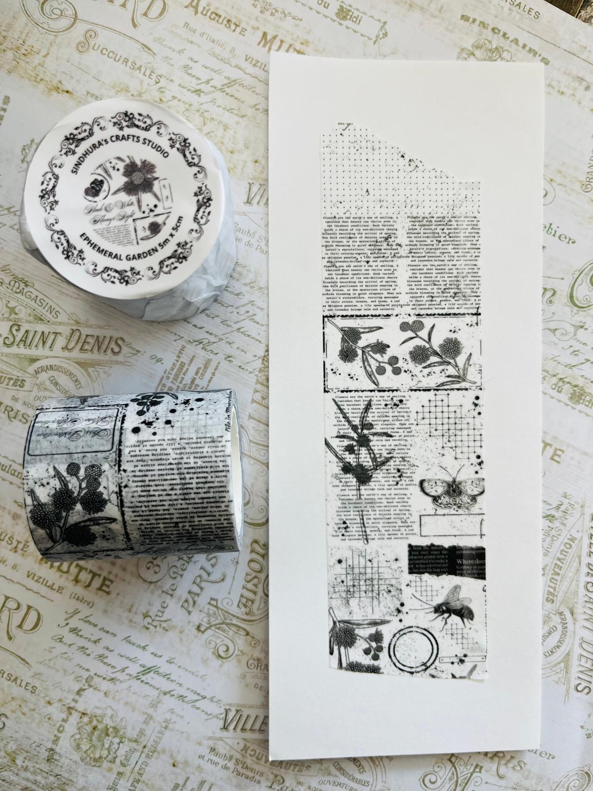 Ephemeral Garden | Washi Tape | 100cm x 5cm