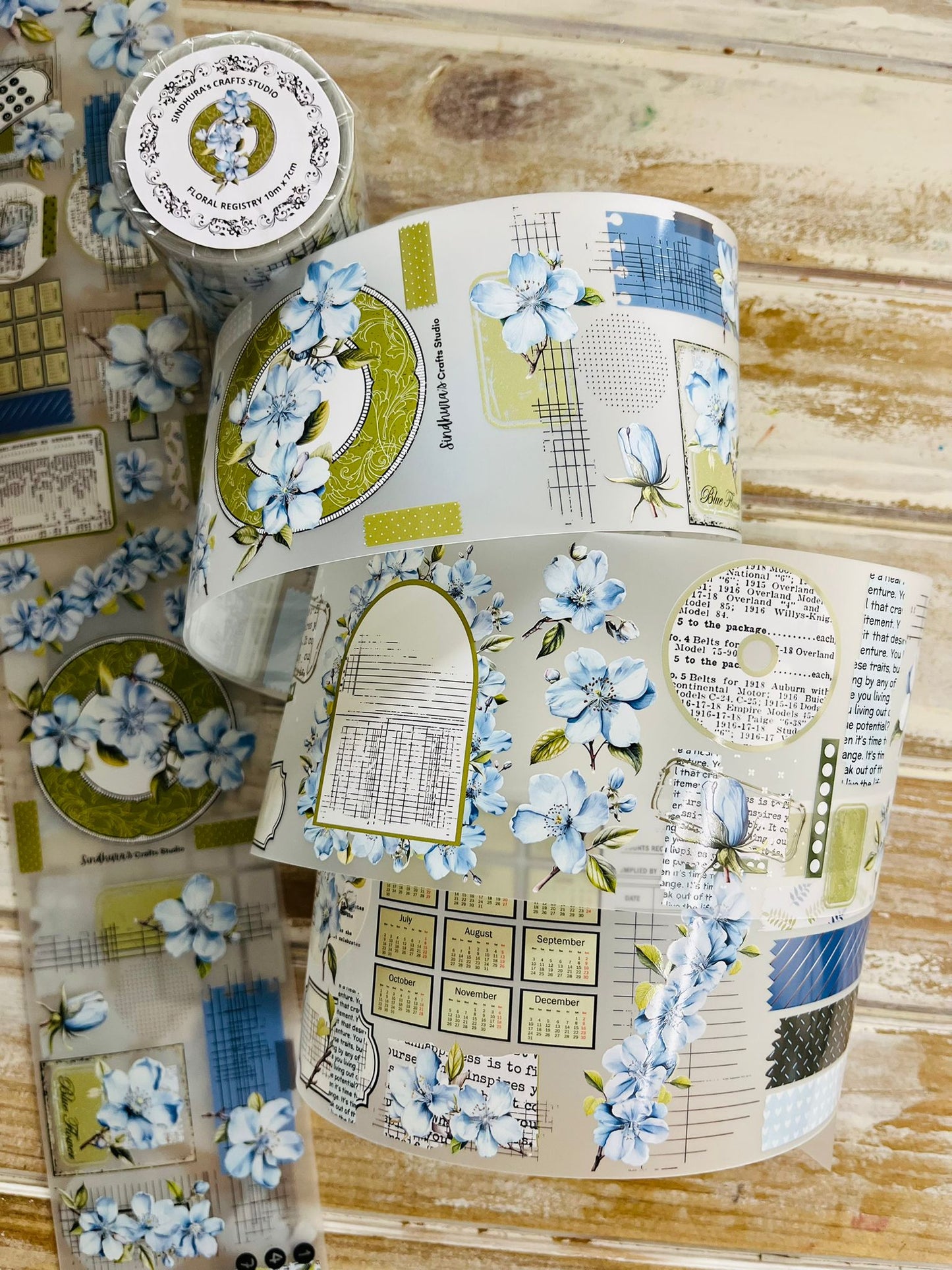 Floral Registry | Matte PET Tape