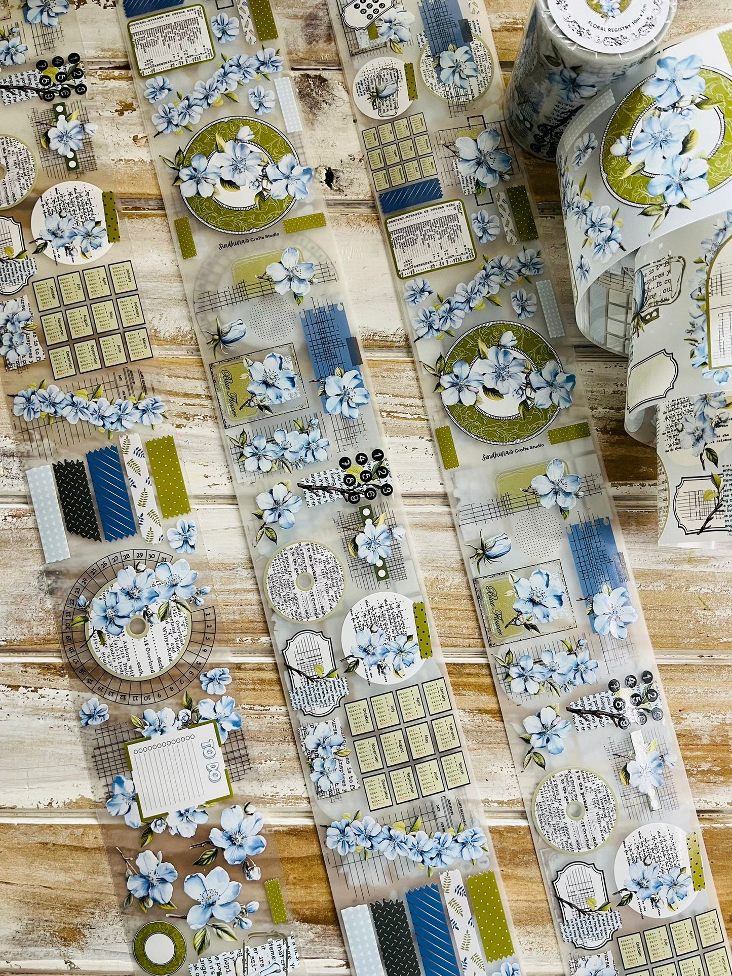 Floral Registry | Matte PET Tape