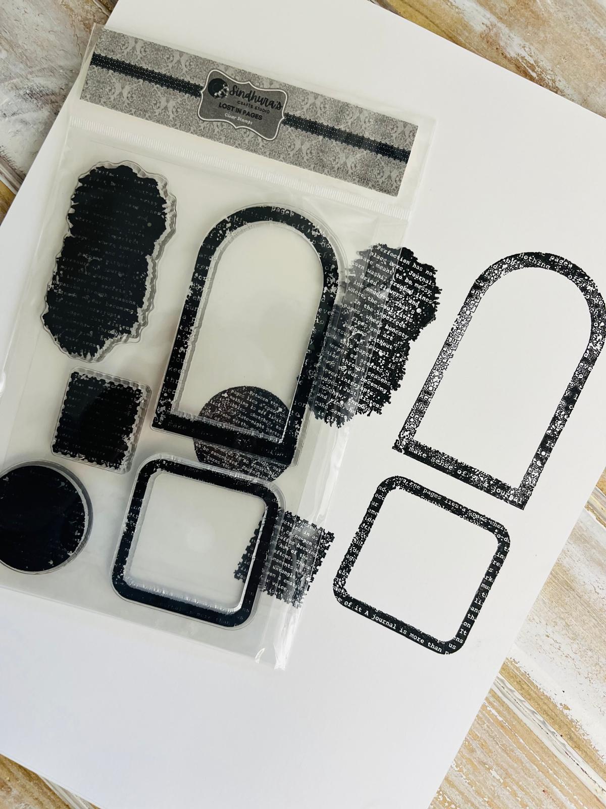 Lost in Pages – A6 Silicone Stamp Set (5 pcs)