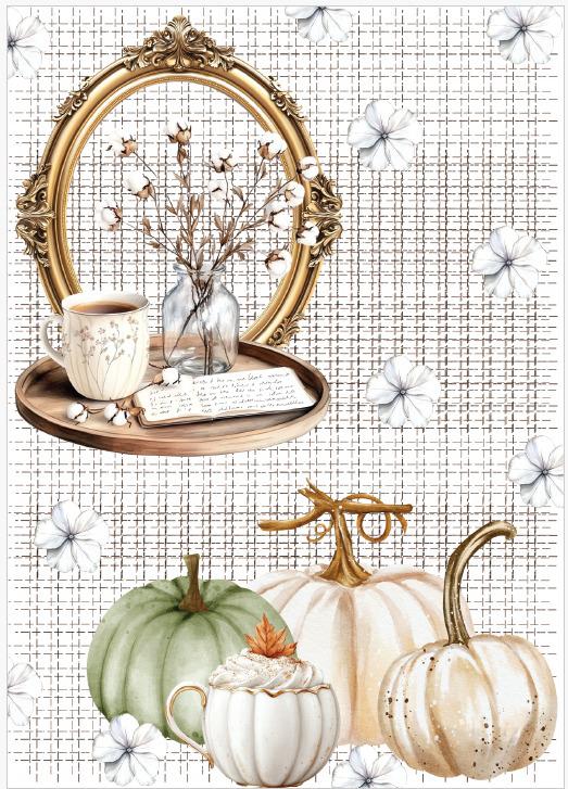 Autumn Whispers – A6 Vellum Paper (10 Designs)