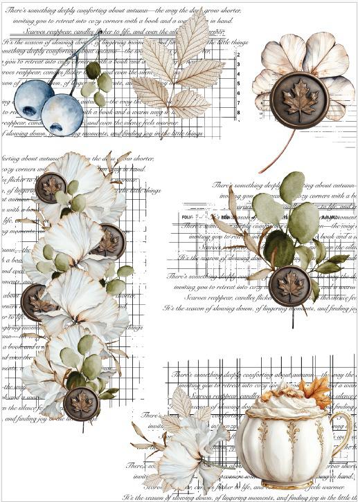 Autumn Whispers – A6 Vellum Paper (10 Designs)