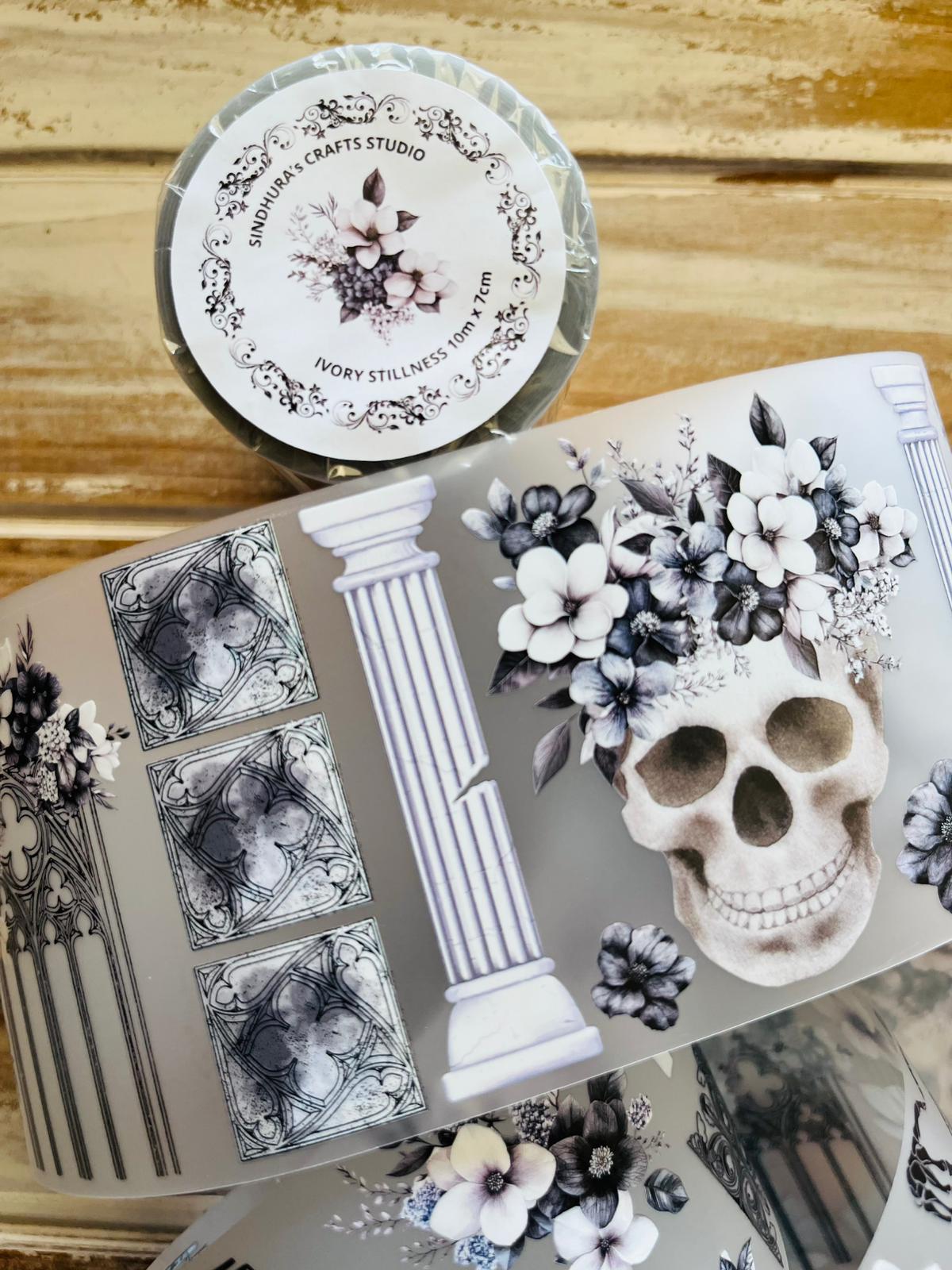 Ivory Stillness | Matte PET Tape