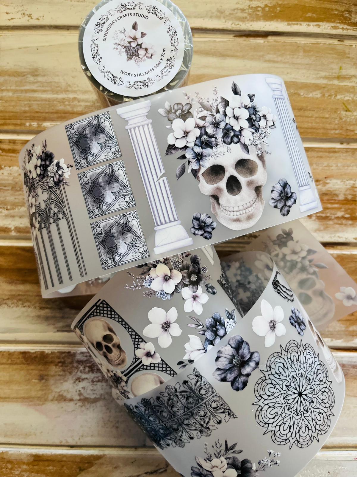 Ivory Stillness | Matte PET Tape