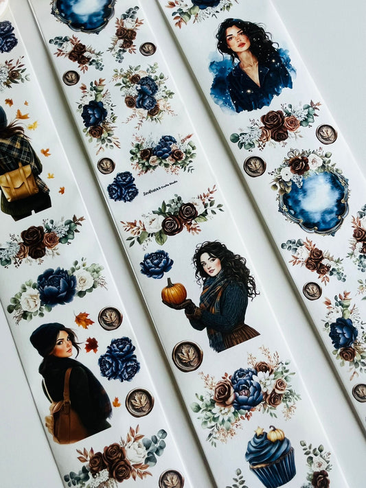 Equinox Dreams | Washi Paper | White Background Tape