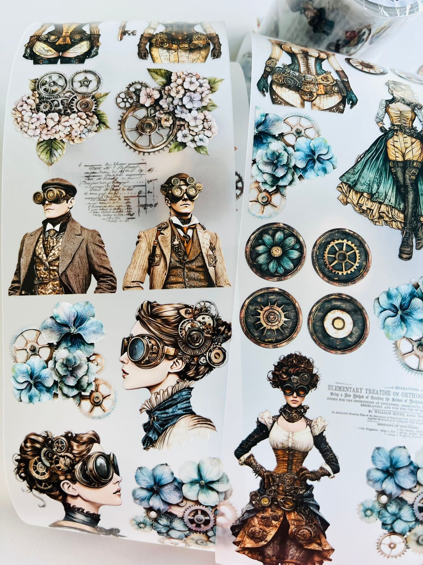 Copper & Frost | Matte PET Tape for Scrapbooking and Journaling