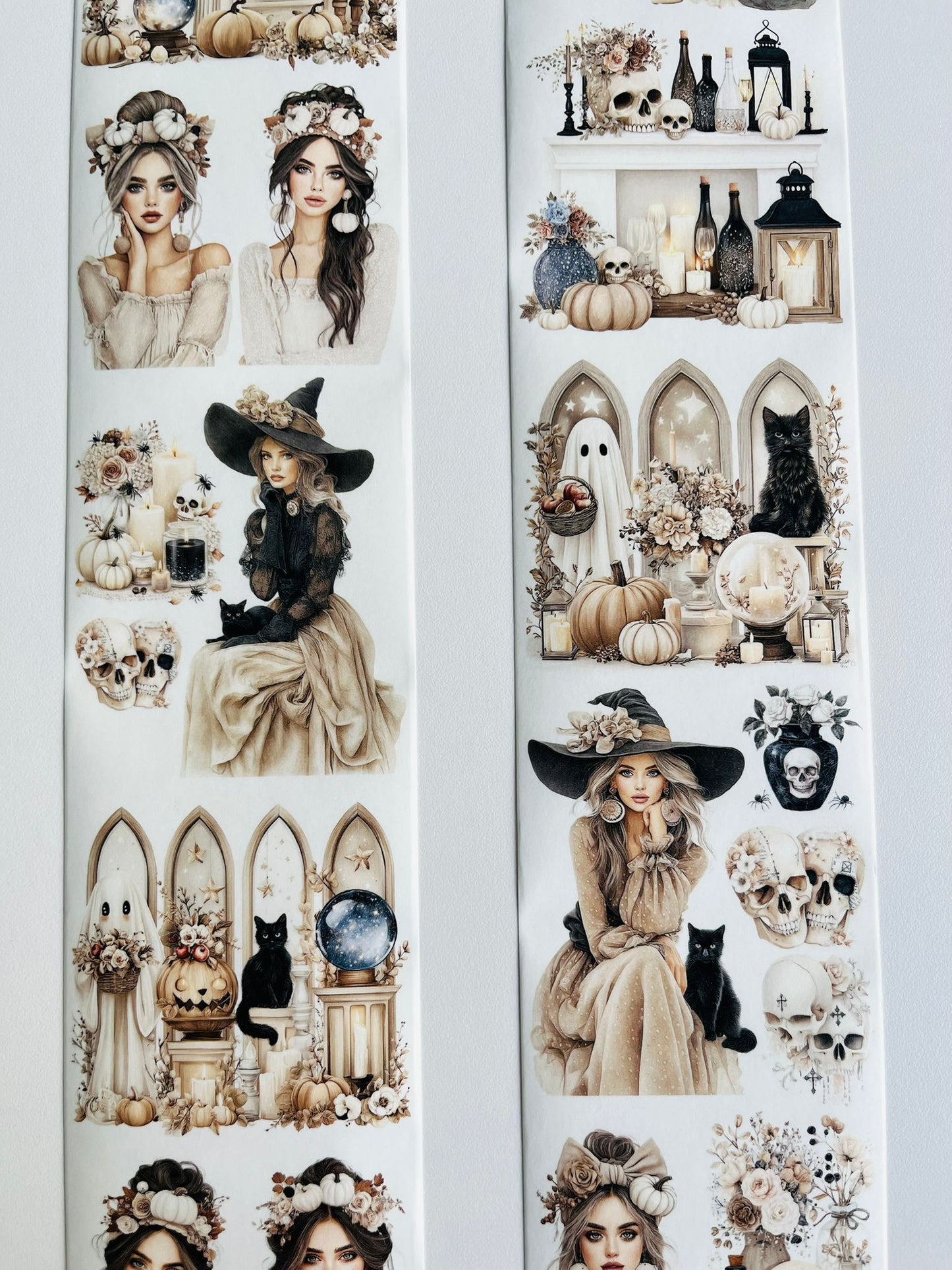 Enchanted Autumn | Washi Paper | White Background Tape
