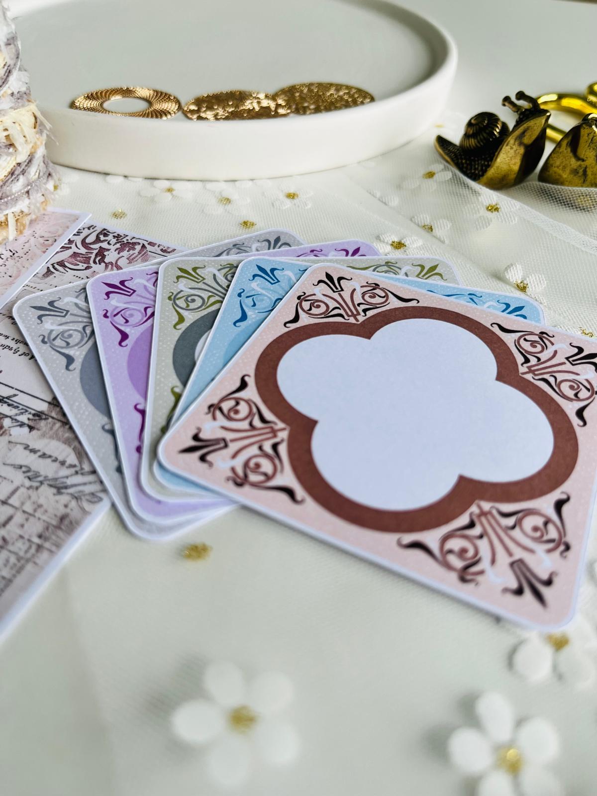 Decorative Frame Journal Cards – 10 Piece Set | 160gsm Paper