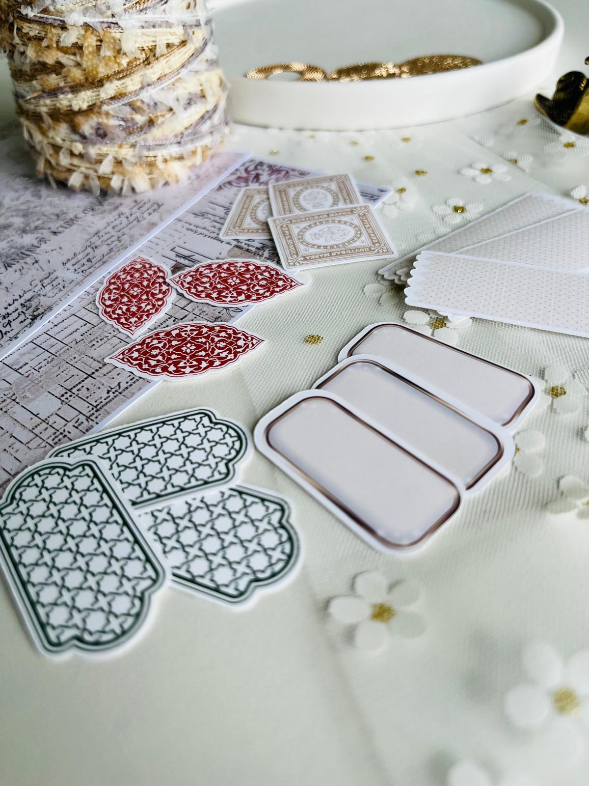 Vintage Die Cut Sticker Set – 15 Pieces | Vinyl Matte