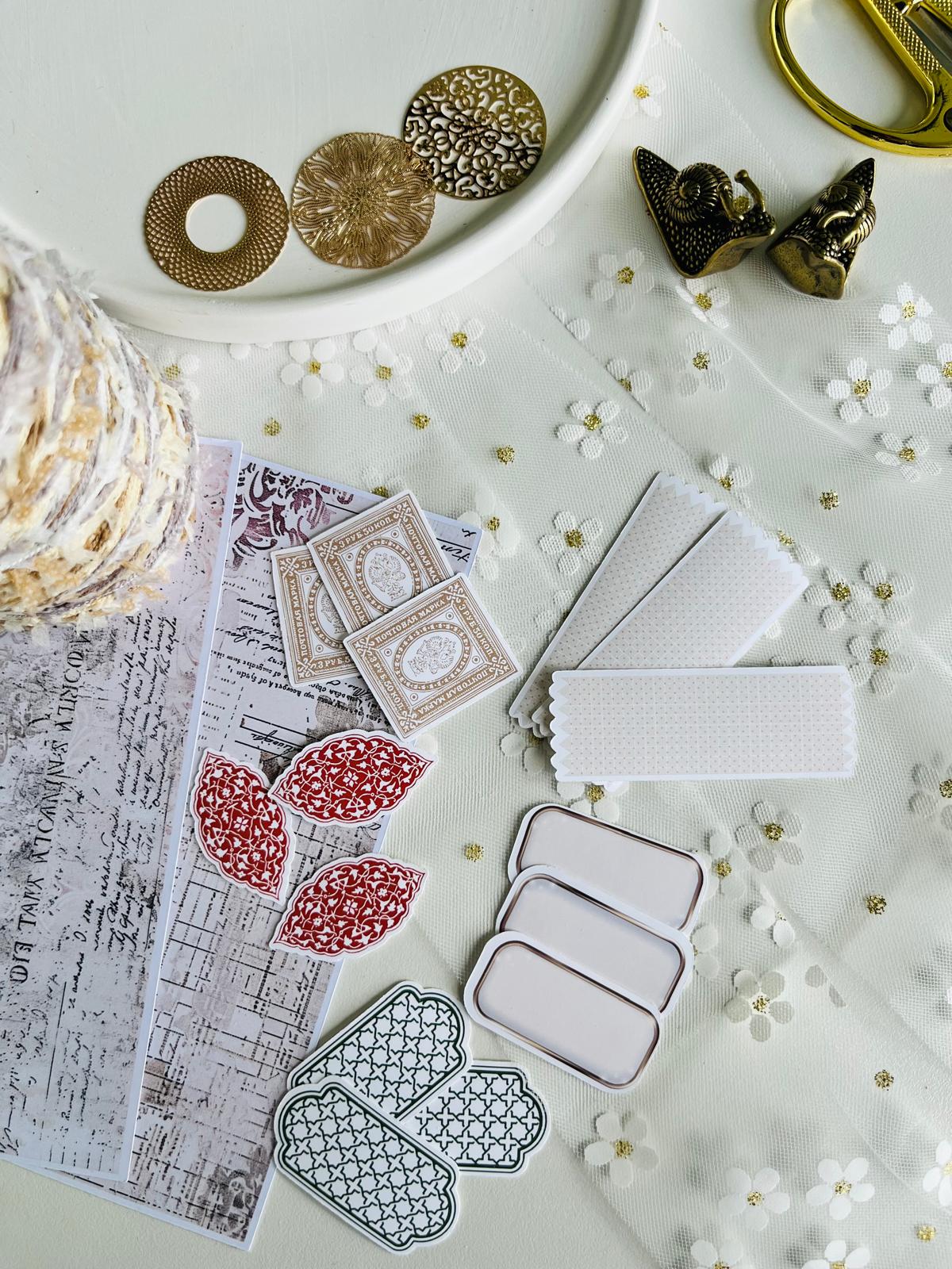 Vintage Die Cut Sticker Set – 15 Pieces | Vinyl Matte