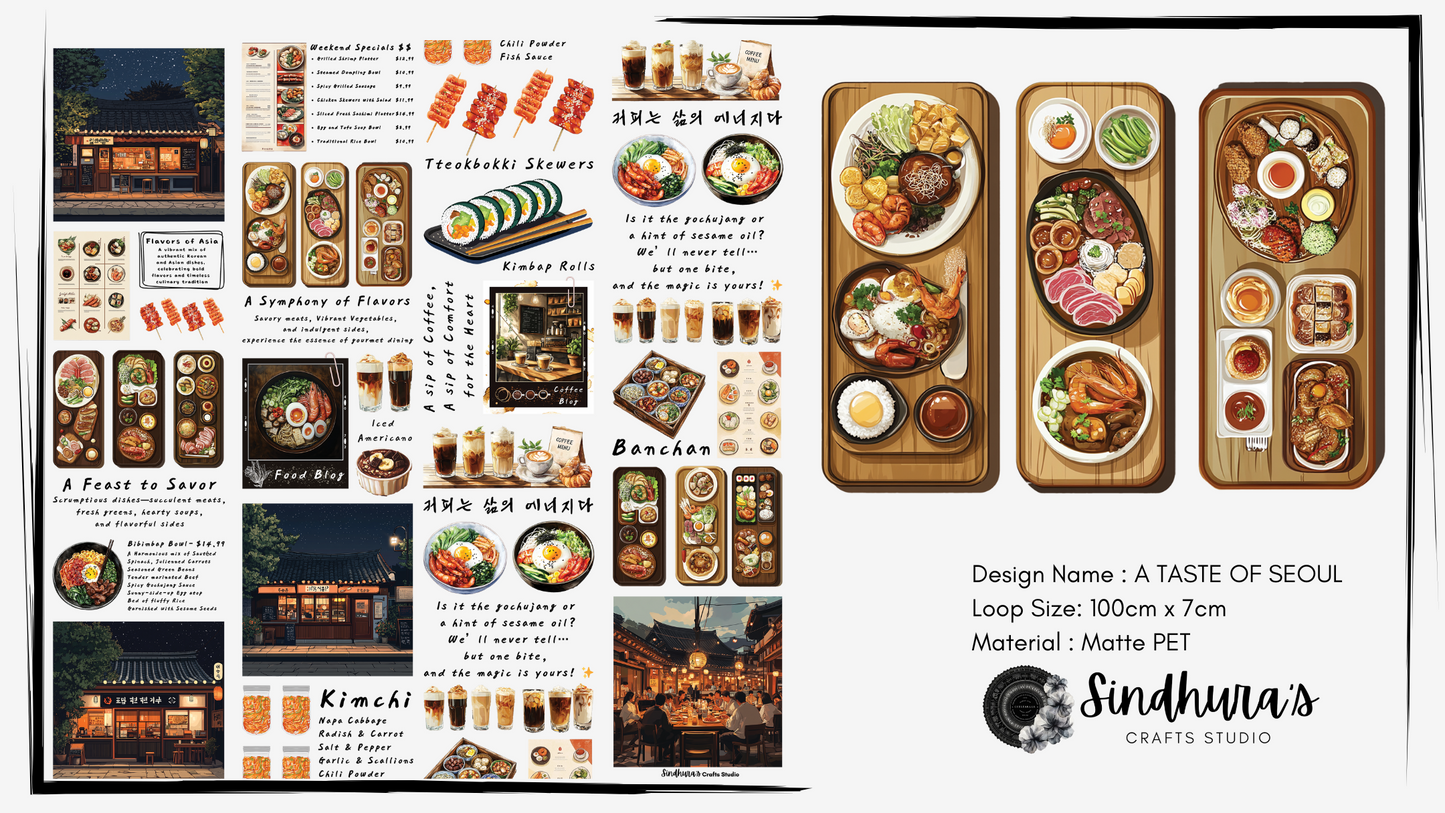 A Taste of Seoul | Matte PET Tape