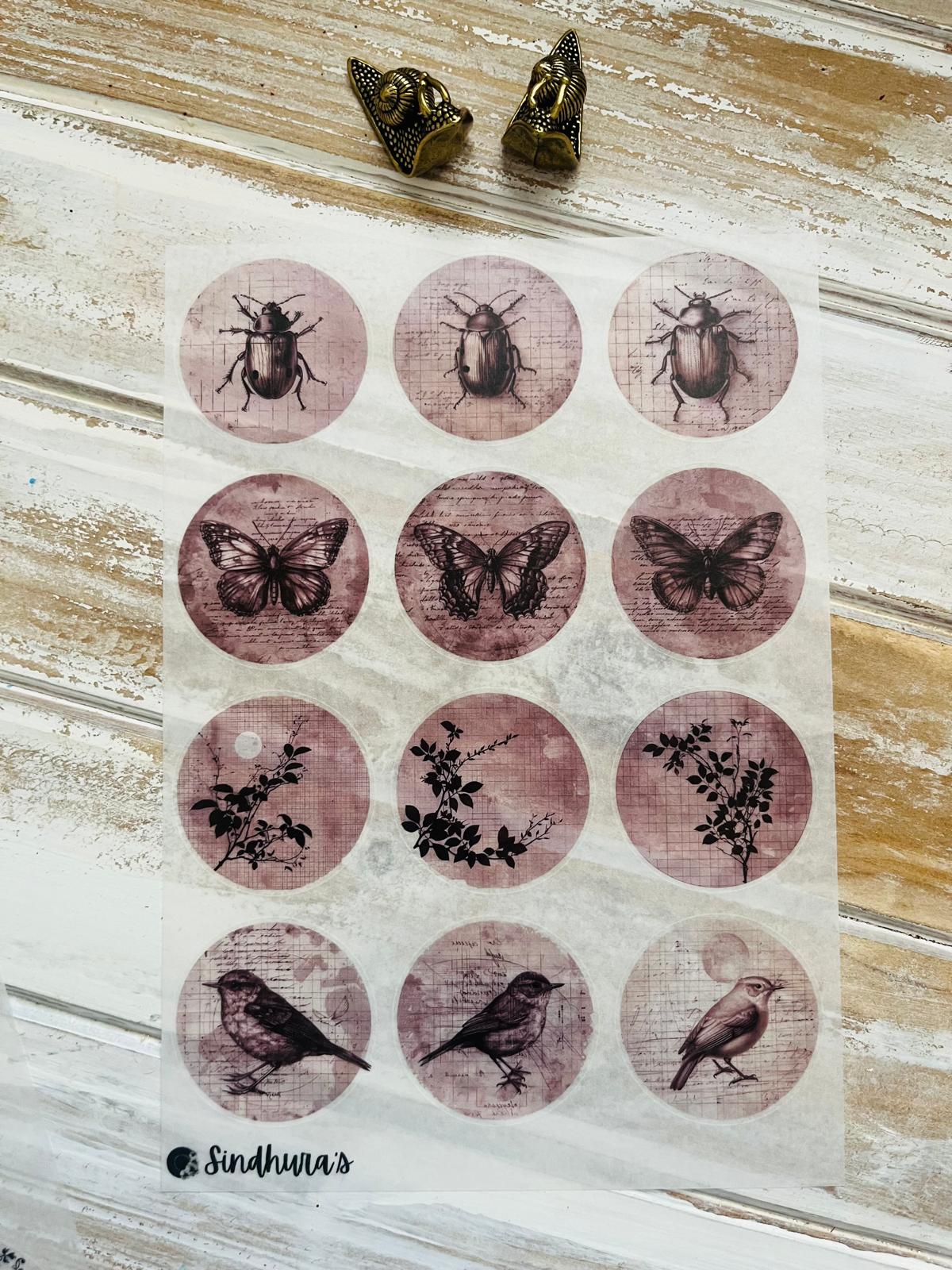 Sticker Sheets| Washi | Set of 2
