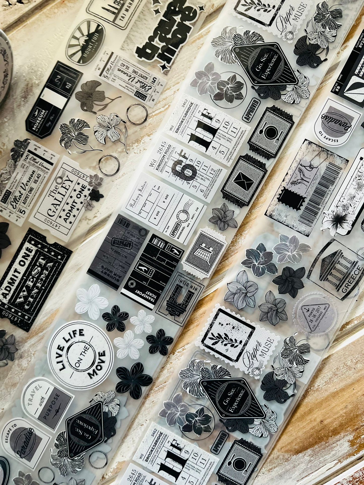 Monochrome Miles | Matte PET Tape