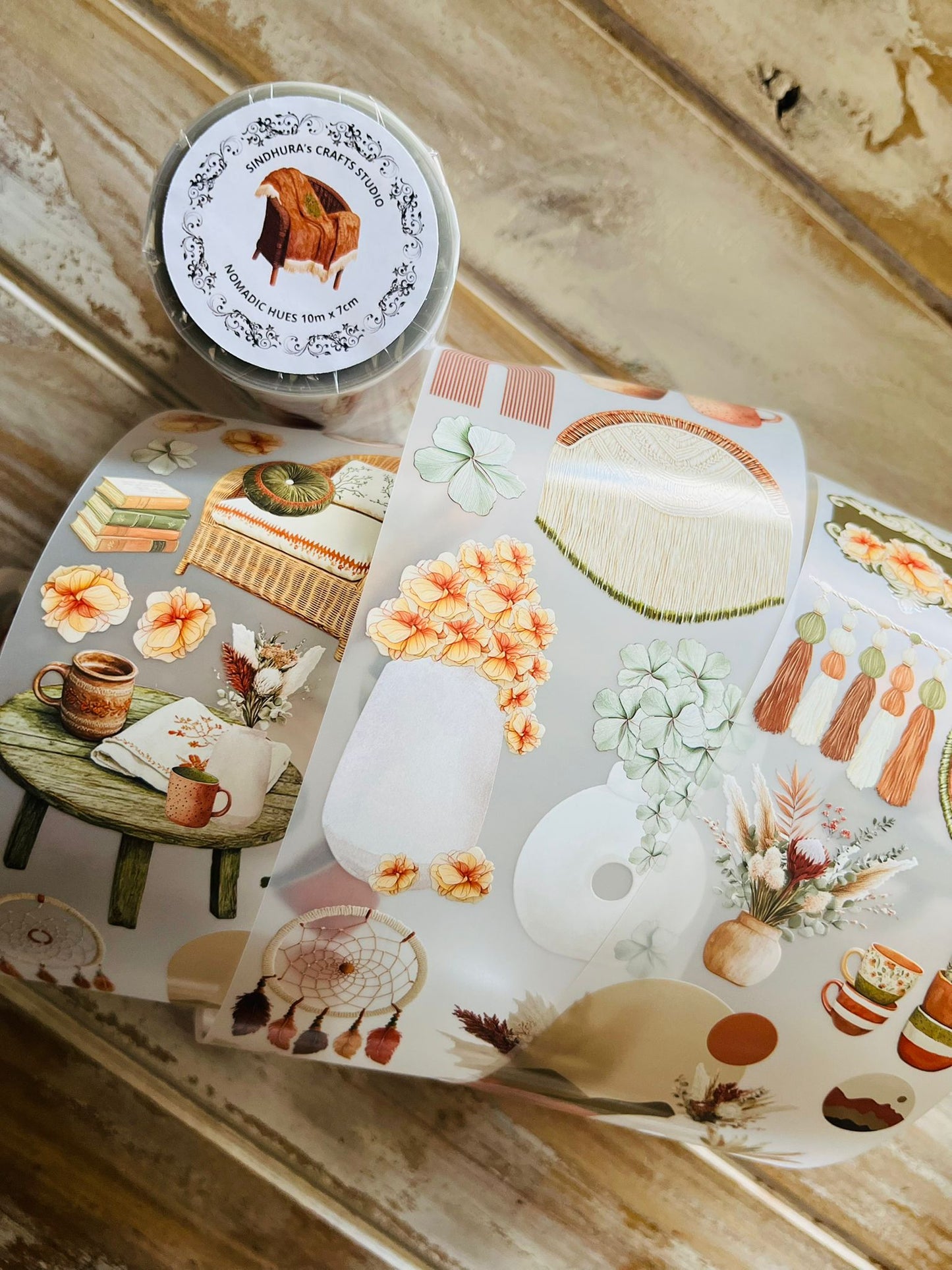 Nomadic Hues | Matte PET Tape
