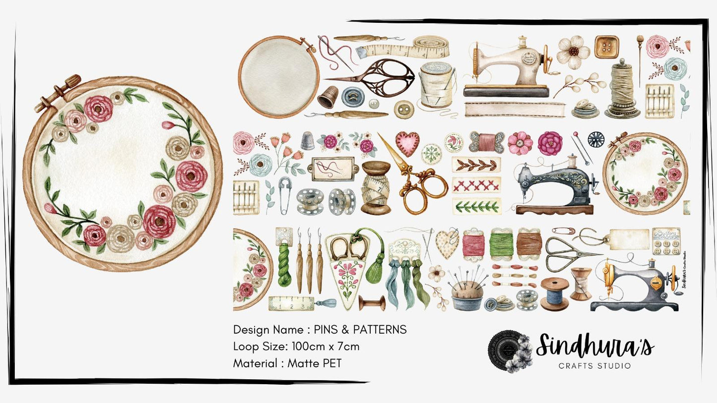 Pins & Patterns | Matte PET Tape