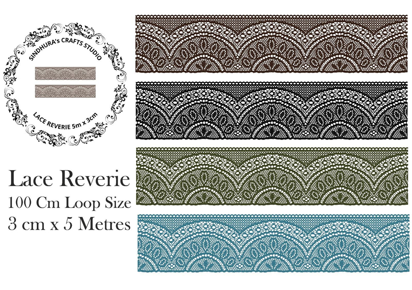 Lace Riverie - Clear PET Tape