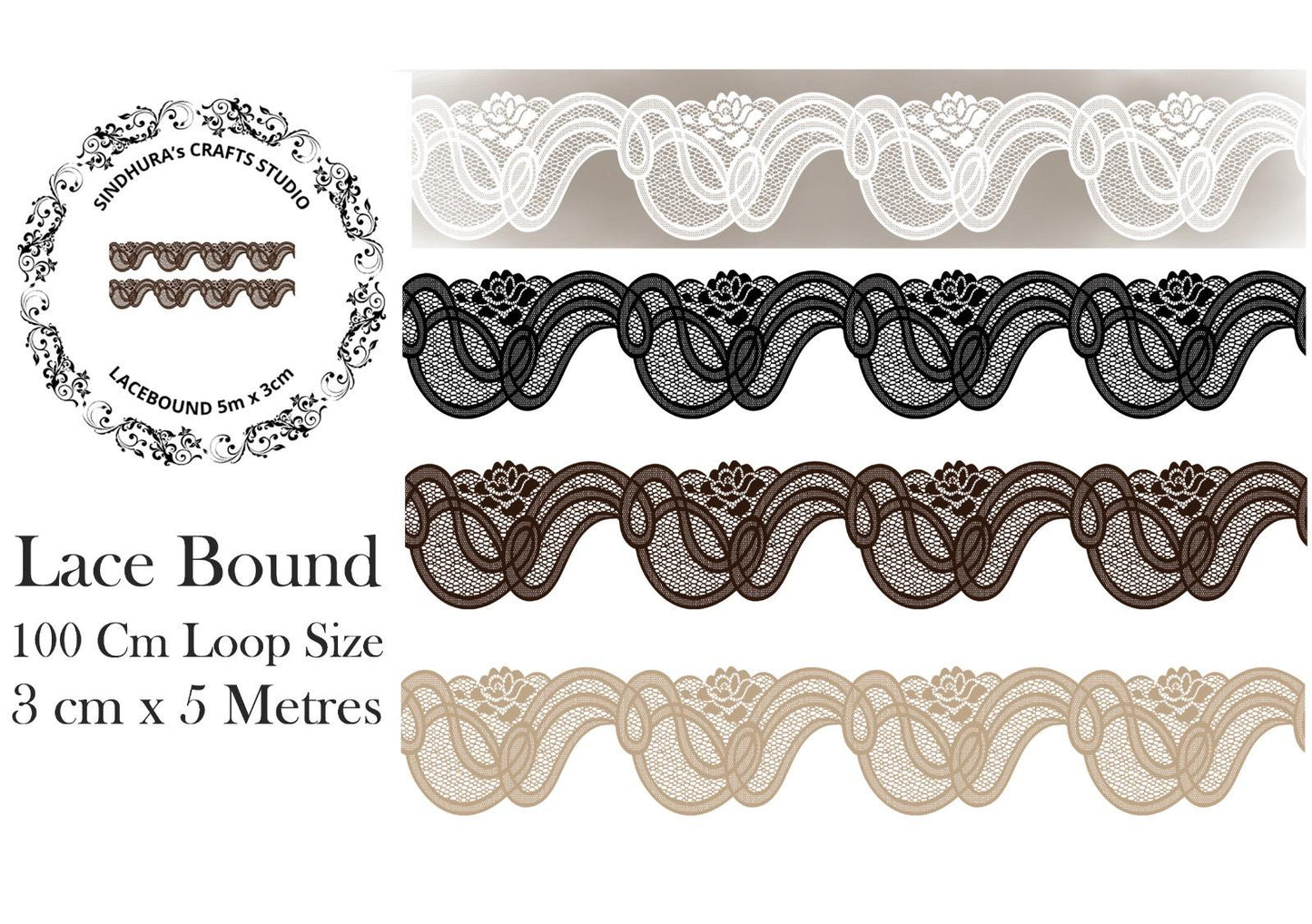Lacebound – Clear PET Tape