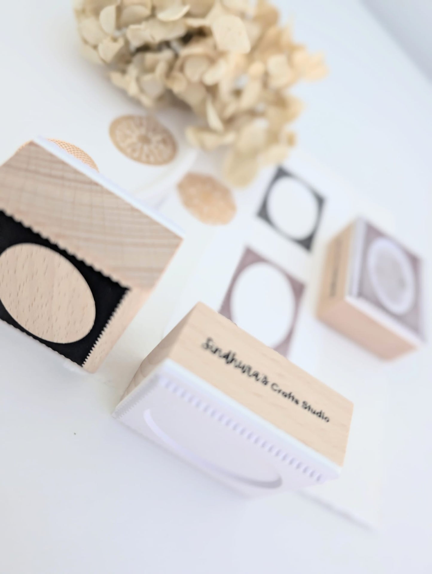Memories | Original Frame Wooden Rubber Stamp