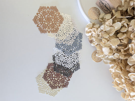 Snowflake Layering Die Cuts | Handmade | 160 GSM Cardstock
