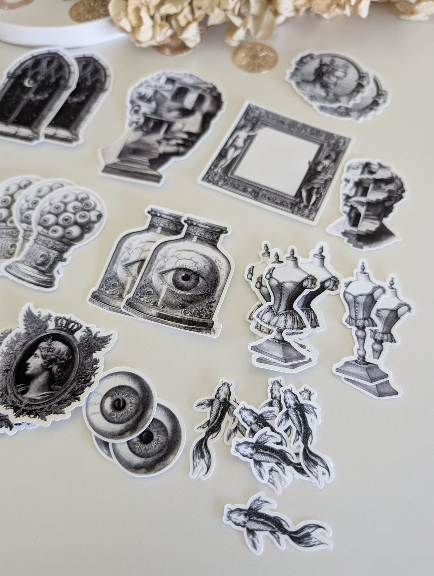 Dark Academia Ephemera Set | 180 GSM Cardstock