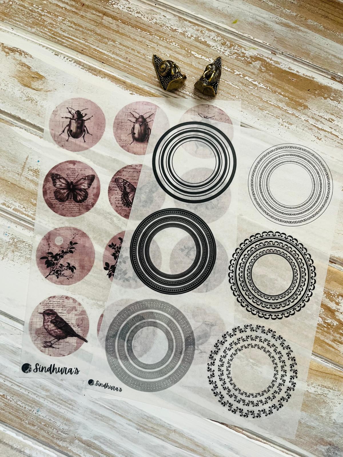Sticker Sheets| Washi | Set of 2