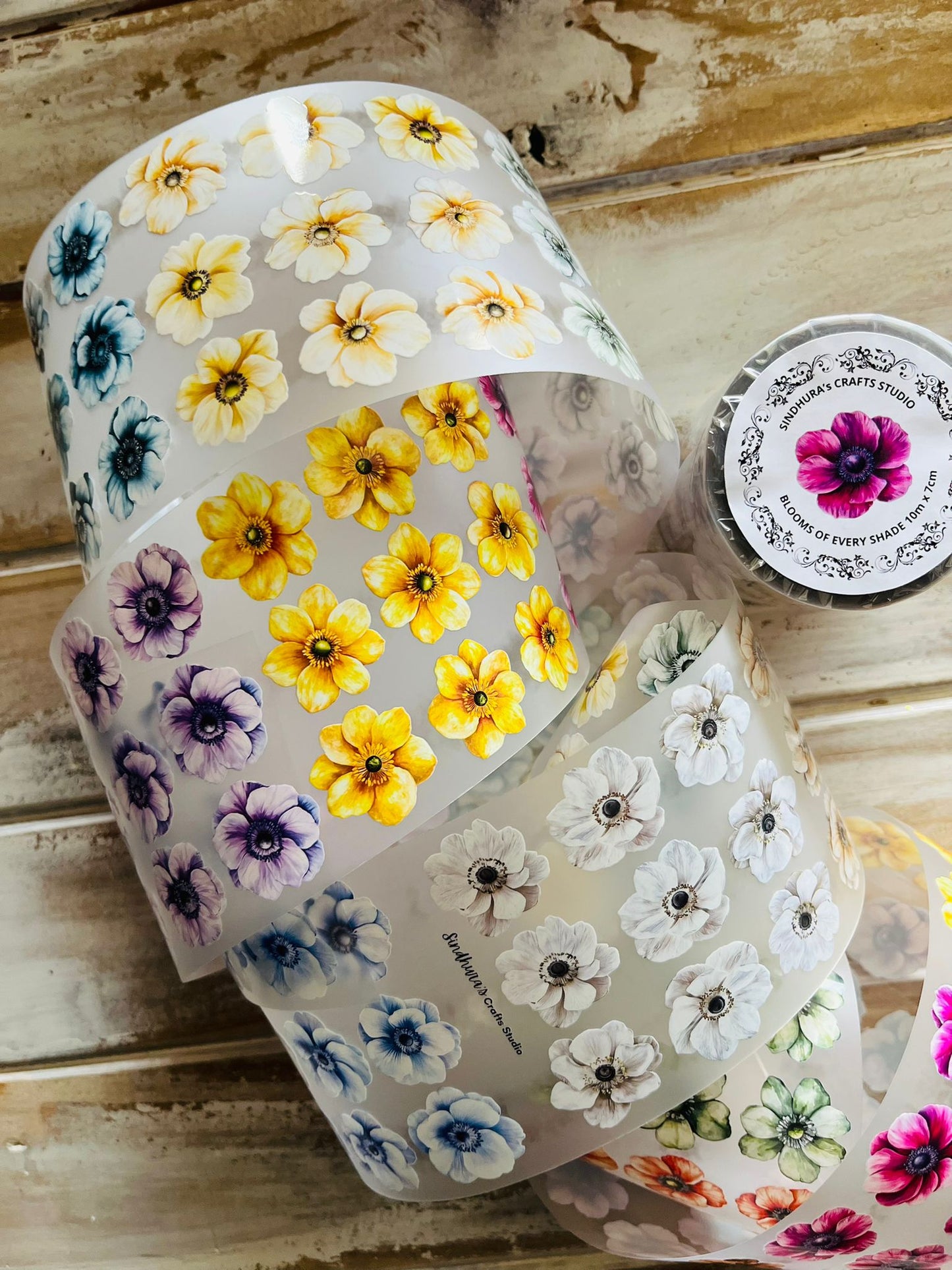 Blooms of Every Shade | Matte PET Tape