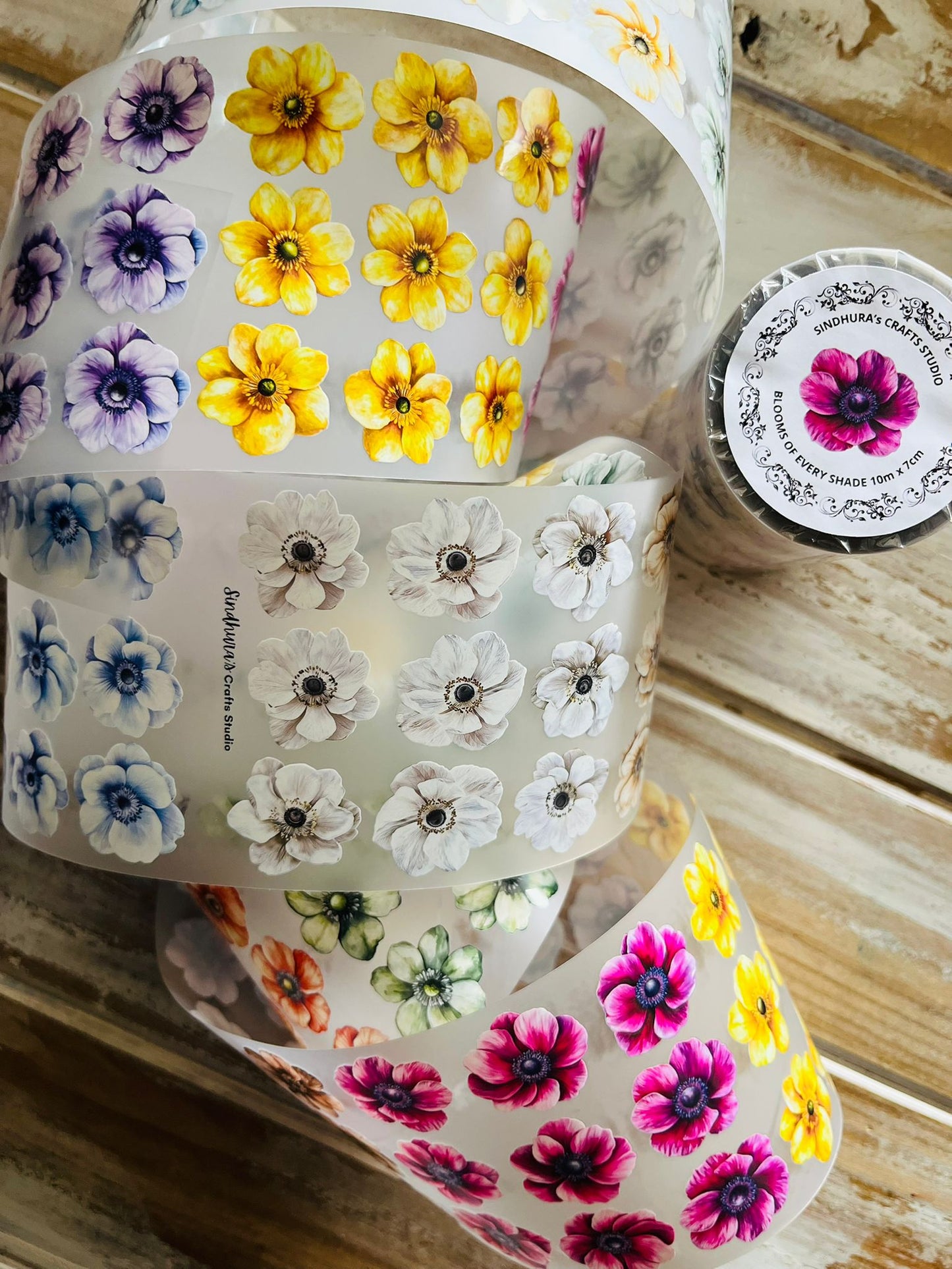 Blooms of Every Shade | Matte PET Tape