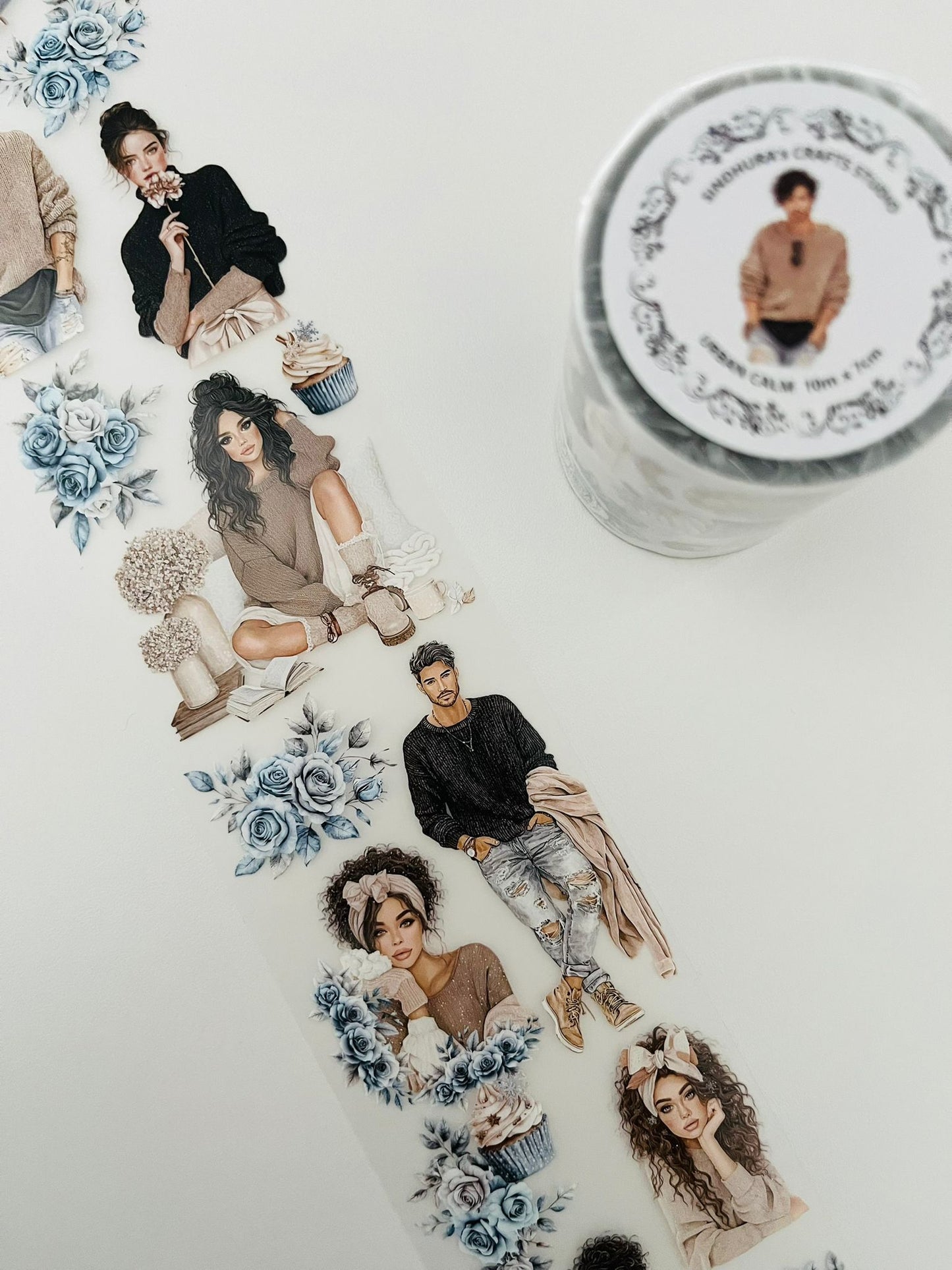 Urban Calm | Matt PET Tape for Scrapbook & Journaling