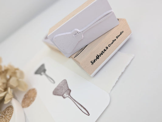 The Maker’s Tool | Vintage Brush Wooden Rubber Stamp