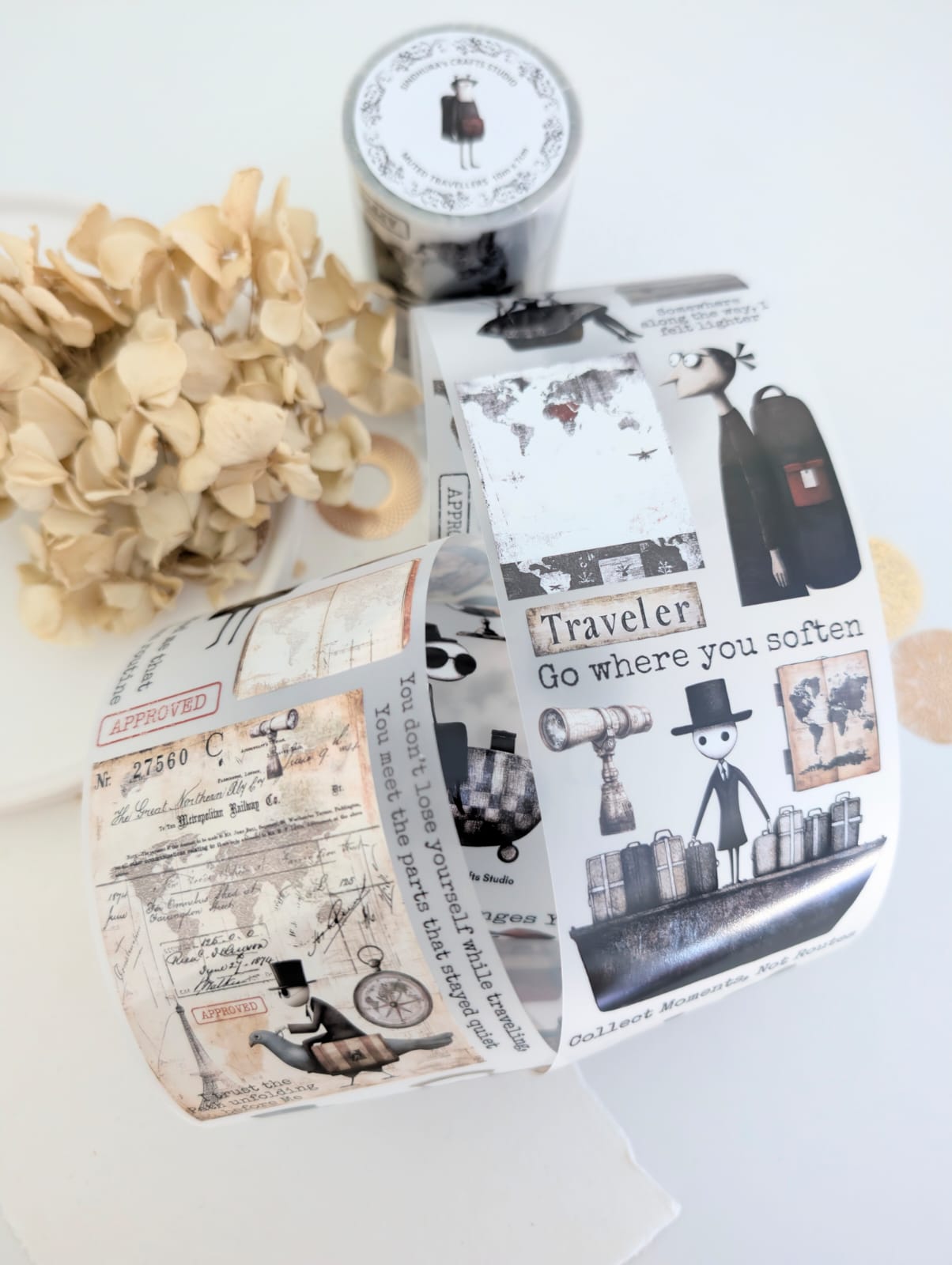 Muted Travellers | Storybook Journey Matte PET Tape