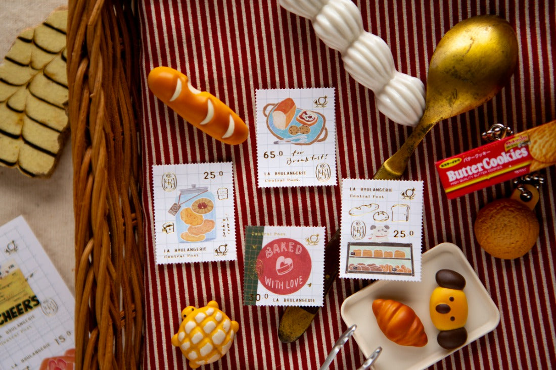 Bakery Cheers Stamp Sticker Set | OURS Studio