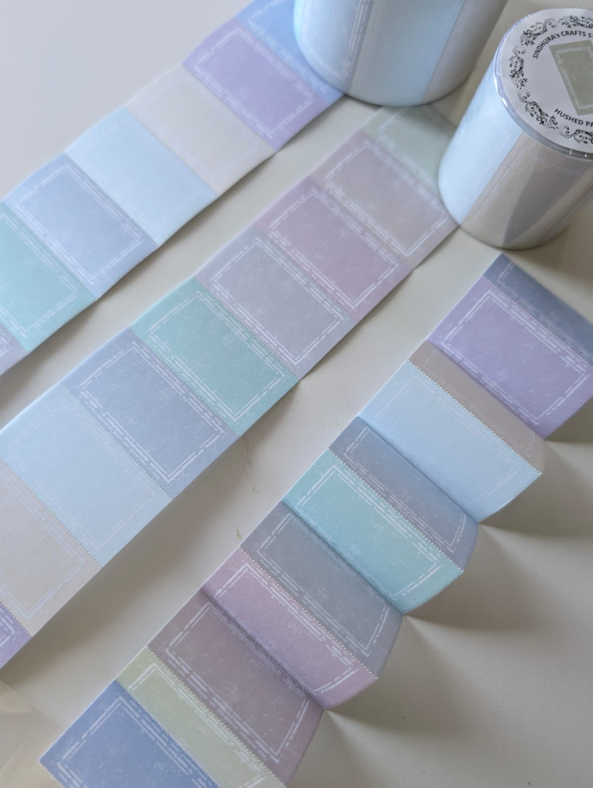Hushed Palette | Pastel Writing Paper Sticker Roll