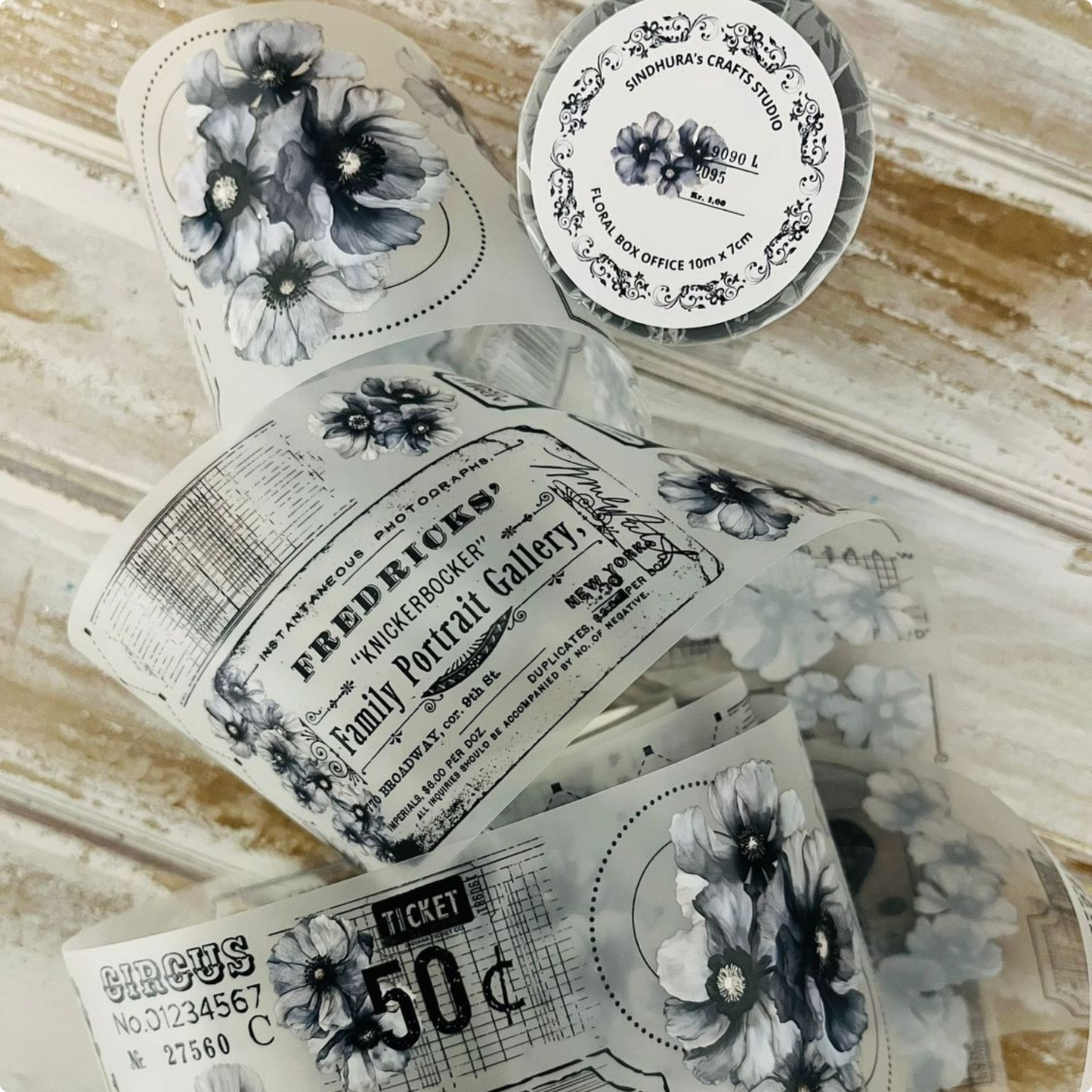 Floral Box Office | Matte PET Tape