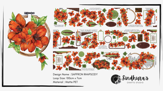 Saffron Rhapsody | Matte PET Tape